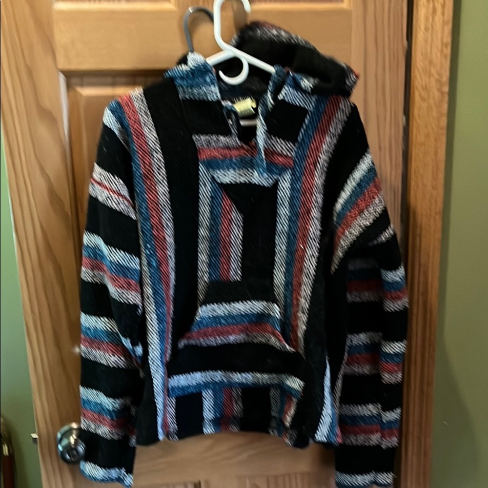 Striped Multicolor Baja Hoodie